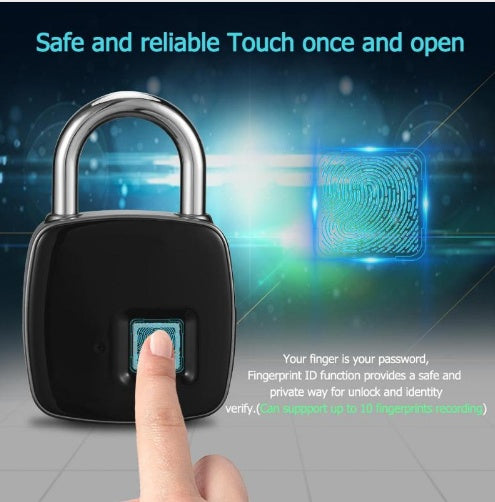 Waterproof Fingerprint Padlock